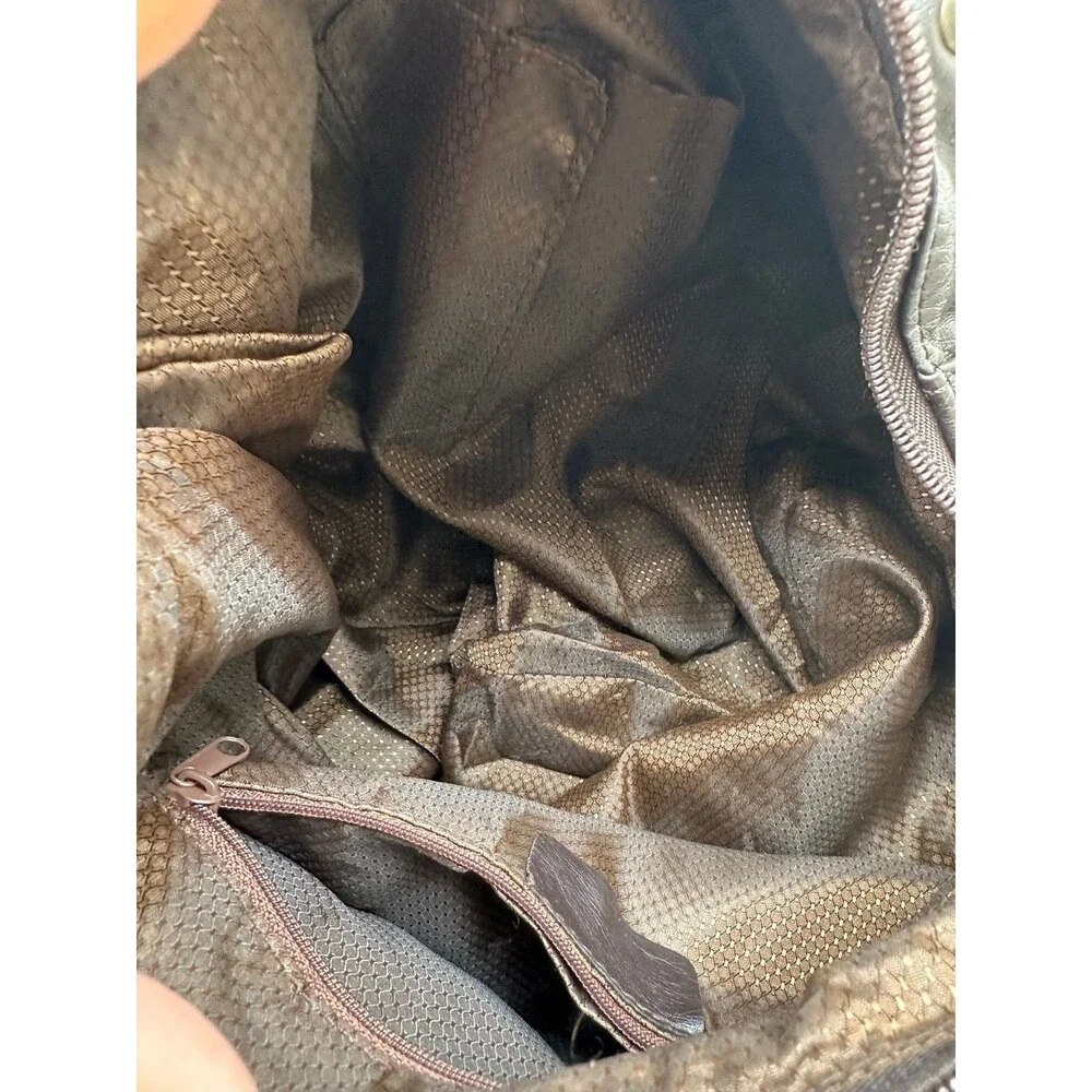 Vintage Kooba Vegan Leather Slouchy Bohemian Mombasa Aesthetic Hobo Shoulder Bag